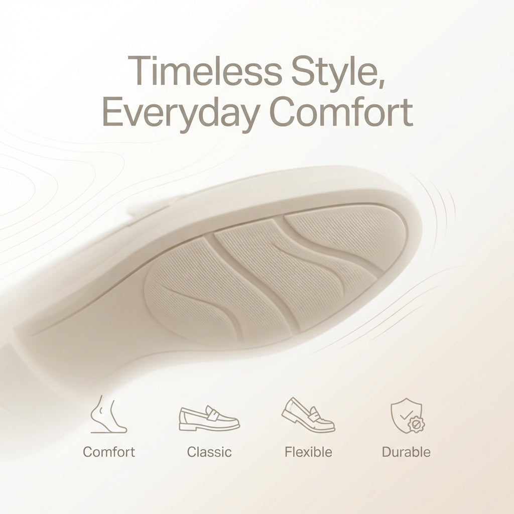 Classic Driving Orthopedic Moccasins with Metallic Accents