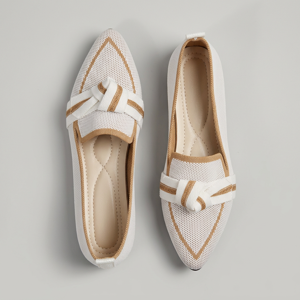 Pointed-Toe Loafers with Horsebit Detail