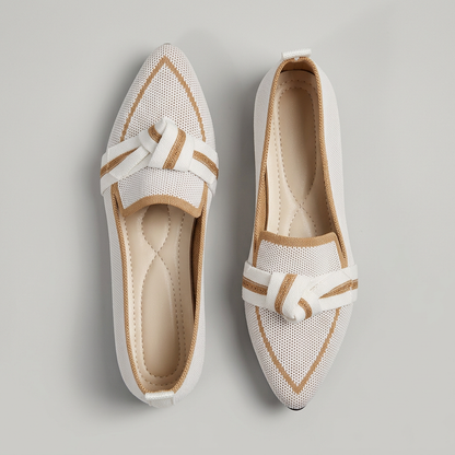 Pointed-Toe Loafers with Horsebit Detail