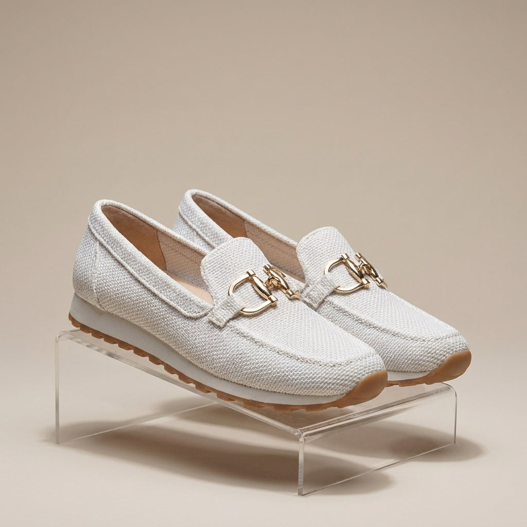 Harper Gold Accent Everyday Slip-On Loafers