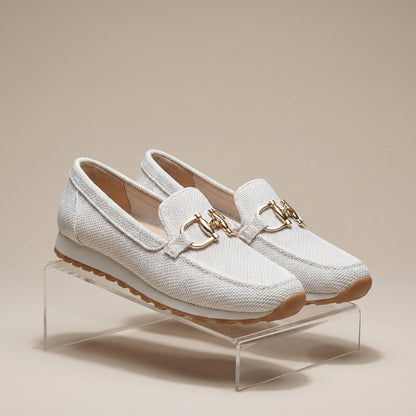 Harper Gold Accent Everyday Slip-On Loafers