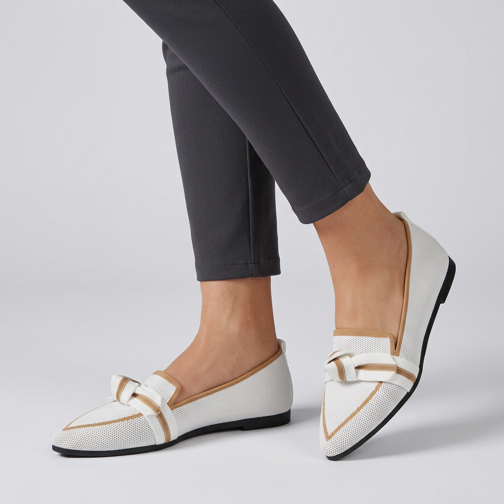 Pointed-Toe Loafers with Horsebit Detail