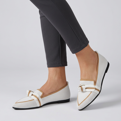Pointed-Toe Loafers with Horsebit Detail