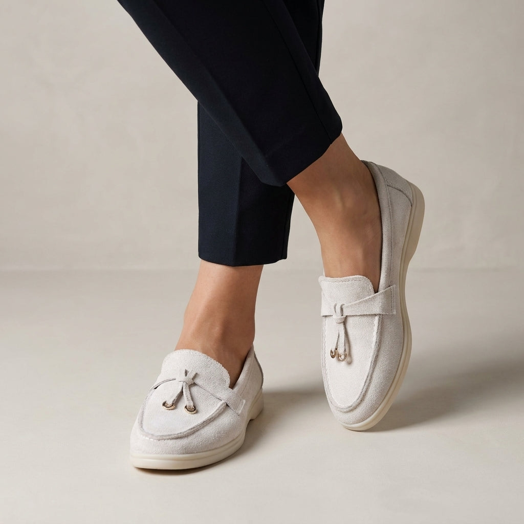 Minimalist Tassel Loafers with Lightweight Comfort Sole
