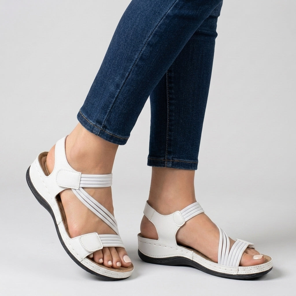 Seabreeze Orthopedic Cross-Strap Walking Sandals