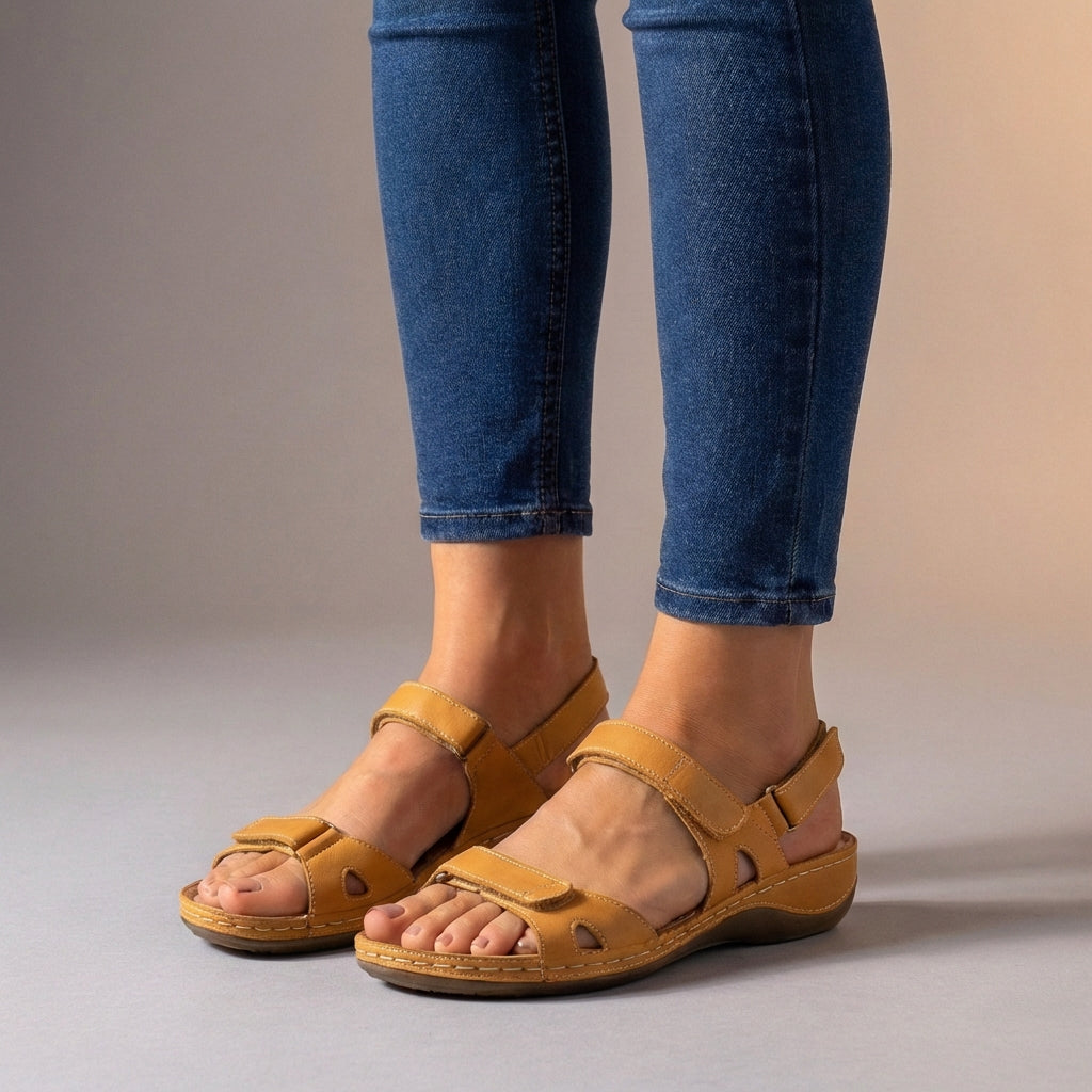 Luxury Comfort Sandals with Adjustable Straps and Cushioned Sole for Everyday Elegance