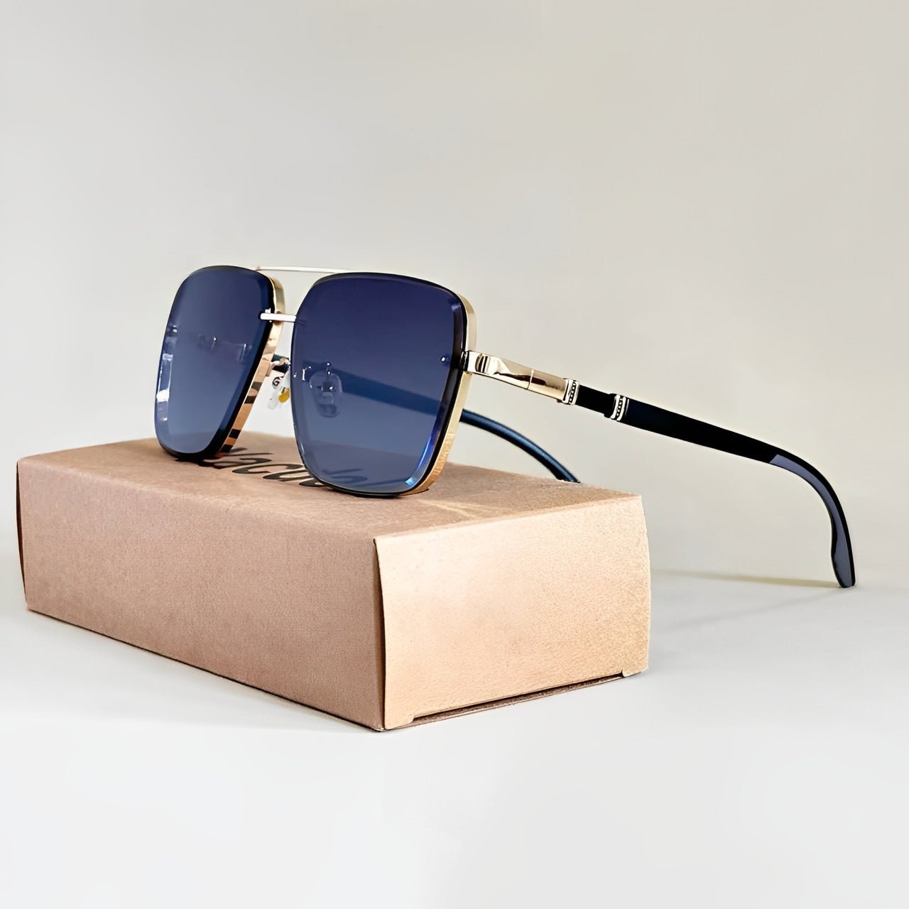 Aurora Lane Oversized Gradient Square Sunglasses