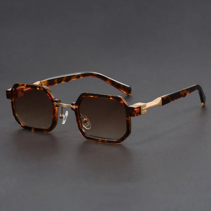 Vivienne Roe Geometric Tortoiseshell Sunglasses